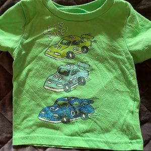 Green cars t shirt